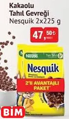 NESQUİK KAKAOLU TAHIL GEVREĞİ